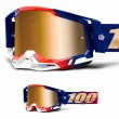 Maschera Cross 100% RACECRAFT2 United - Lente Oro Specchio