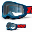 Maschera Cross 100% ACCURI2 Odeon - Lente Trasparente