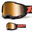 Maschera Cross 100% ACCURI2 Borego - Lente Oro Specchio