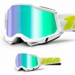 Maschera Cross 100% ACCURI2 Peyote - Lente Verde Specchio