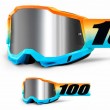 Maschera Cross 100% ACCURI2 Sunset - Lente Argento Specchio