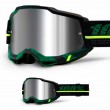 Maschera Cross 100% ACCURI2 Overlord - Lente Argento Specchio