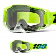 Maschera Cross 100% ARMEGA Koropi - Lente Trasparente - Offerta Online