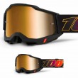 Maschera Cross 100% ACCURI 2 El Diablo - Lente True Gold - Offerta