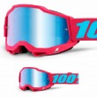 Maschera Cross 100% ACCURI 2 Excelsior - Lente Blu Specchio - Offerta