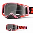 Maschera Cross 100% ARMEGA Guerlin - Lente Trasparente - Offerta