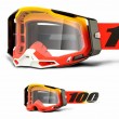 Maschera Cross 100% RACECRAFT 2 Ogusto - Lente Trasparente - Offerta