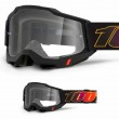 Maschera Cross 100% ACCURI 2 El Diablo - Lente Trasparente - Offerta