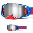 Maschera Cross 100% ARMEGA Ironclad - Lente Argento Specchio - Offerta Online