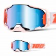 Maschera Cross 100% ARMEGA Tubular - Lente Blu Specchio - Offerta Online