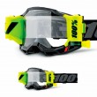 Maschera Cross 100% ACCURI 2 FORECAST Nero Grigio - Lente Trasparente - Offerta