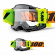 Maschera Cross 100% ACCURI 2 FORECAST Orange - Lente Trasparente - Offerta
