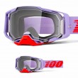 Maschera Cross 100% ARMEGA Fausto - Lente Trasparente - Offerta