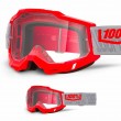 Maschera Cross 100% ACCURI 2 Gatorback - Lente Trasparente - Offerta