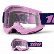 Maschera Cross 100% STRATA 2 Purple - Lente Trasparente - Offerta