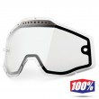 100% Lente Maschere - Doppia Ventilata Trasparente