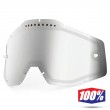 100% Lente Maschere - Doppia Ventilata Argento Specchio