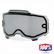 Lente Ricambio Maschere Cross 100% ARMEGA - Vented Dual Pane Fumè