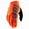 Guanti Motocross 100% BRISKER - Arancione Fluo Nero - Offerta Online