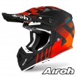 Casco Motocross Airoh AVIATOR ACE Nemesi - Arancione Opaco