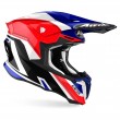 Casco Motocross Airoh TWIN 2.0 Shaken - Blu - Offerta Online