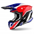Casco Motocross Airoh TWIN 2.0 Shaken - Blu - Offerta Online