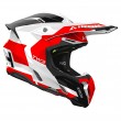 Casco Motocross Airoh TWIST 3 Fancy - Rosso - Offerta