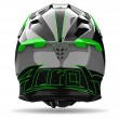 Casco Motocross Airoh TWIN 3 Shard - Verde - Offerta