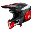 Casco Motocross Airoh WRAAAP Conquer - Rosso - Offerta