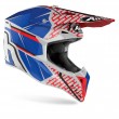Casco Motocross Airoh WRAAP Idol - Rosso Blu
