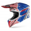 Casco Motocross Airoh WRAAP Idol - Rosso Blu