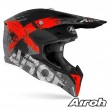 Casco Motocross Airoh WRAAP YOUTH Smile - Rosso Opaco