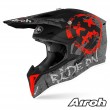 Casco Motocross Airoh WRAAP YOUTH Smile - Rosso Opaco
