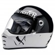 Casco Integrale Biltwell LANE SPLITTER Rusty Butcher - Nero Bianco
