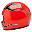 Casco Moto Biltwell GRINGO Flames - Arancione Competizione - Offerta