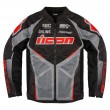 Giacca Moto Icon HOOLIGAN ULTRABOLT - Nero