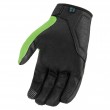 Guanti Moto Icon HOOLIGAN CE - Verde - Offerta Online