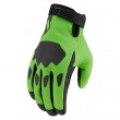Guanti Moto Icon HOOLIGAN CE - Verde - Offerta Online