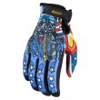 Guanti Moto Icon HOOLIGAN CE Flyboy - Blu - Offerta Online