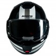 Casco Moto Nolan N120-1 Lineo 348 - Nero Bianco Argento - Offerta