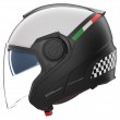 Casco Moto Nolan N40-5 Bellavista 341 - Bianco Nero Scacchi - Offerta
