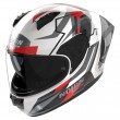 Casco Moto Nolan N60-6 SPORT Corsa 356 - Bianco Nero Rosso - Offerta