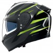 Casco Moto Nolan N80-8 Fervo 354 - Nero Antracite Verde Impulso Cromato - Offerta
