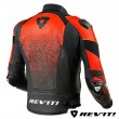 Giacca REV'IT! QUANTUM AIR - Nero Rosso Neon