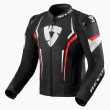 Giacca Moto REV'IT! GLIDE - Nero Rosso Neon