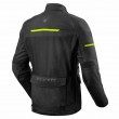 Giacca Moto REV'IT! SAFARI 3 - Nero Giallo Neon