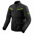 Giacca Moto REV'IT! SAFARI 3 - Nero Giallo Neon