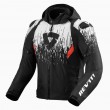 Giacca Moto REV'IT! QUANTUM 2 H2O - Nero Bianco