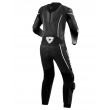 Tuta Pelle Moto Donna REV'IT! XENA 4 LADIES - Nero Bianco - Offerta