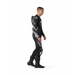 Tuta Pelle Moto REV'IT! HYPERSPEED 3 - Nero Bianco - Offerta
